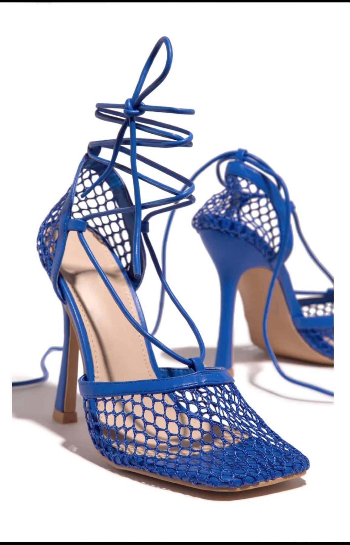 Peek-a-Boo Perfection: Show off Your Style with Mesh Heels